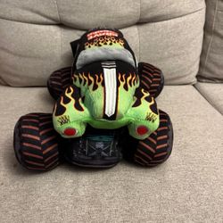 Monster Jam SOFT GRAVE DIGGER MONSTER TRUCK 13" Plush Stuffed Animal Toy