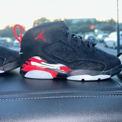 Nike jordan toddler jump-man mvp-black-red-white