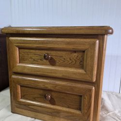 Solid Wood Night Stand 
