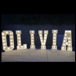Marquee Letters And Numbers