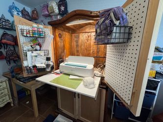 Rustic Crafting/Cricut Cabinet