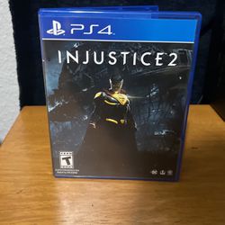 PlayStation 4 Injustice 2 Used Perfect Condition Complete Pick Up In Panorama City Or North Hollywood 