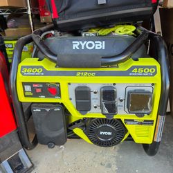 RYOBI
3,600-Watt Gasoline Powered Recoil Start Portable Generator with CO Shutdown Sensor