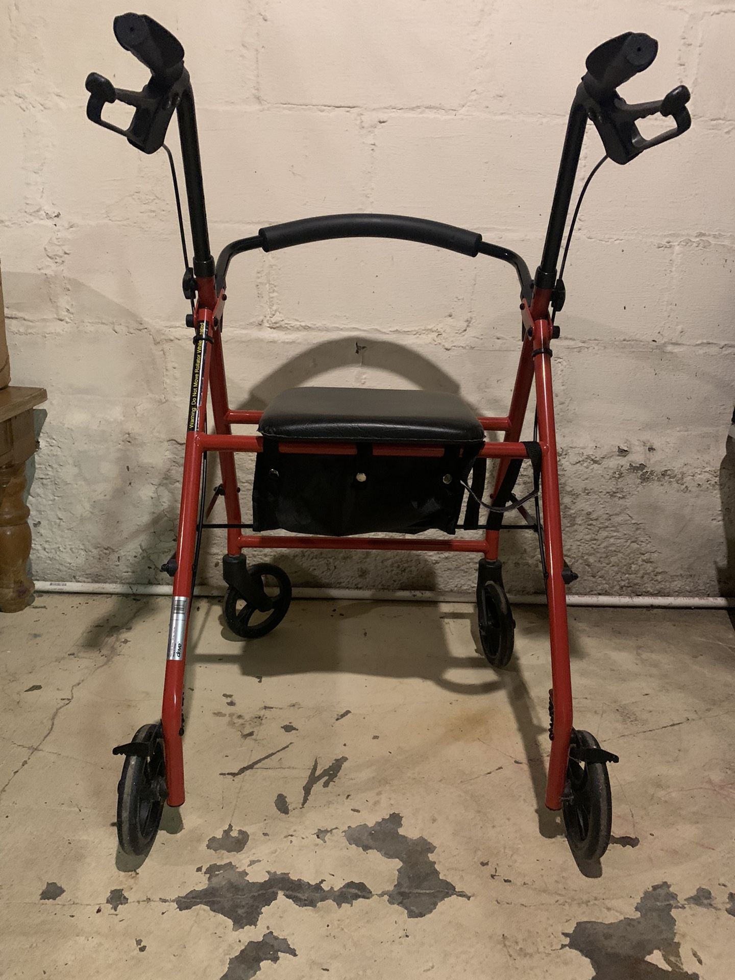 Rolling Walker with Seat & Storage