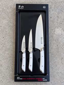 Cangshan HELENA Series 3-Piece Starter Knife Set, White