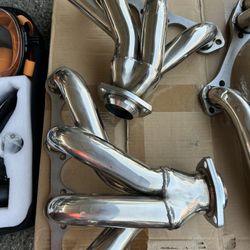 Exhaust Header for 1(contact info removed) Ford 260 289 302 V8 Stainless SBF Small Block Hugger