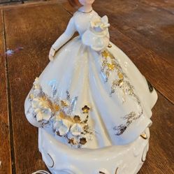 Vintage Josef Here Comes The Bride Music Box $65