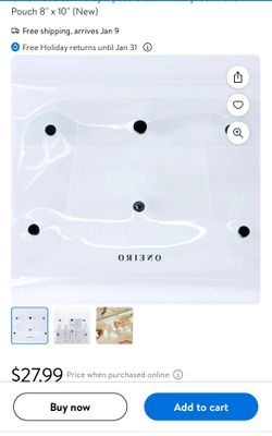 Oneiro Clear Clutch Bag New 