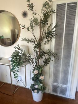 Faux olive tree
