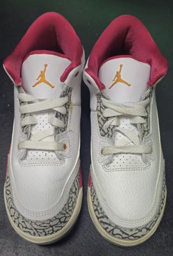 Jordan 3 Cardinal Red Sz 3Y DS