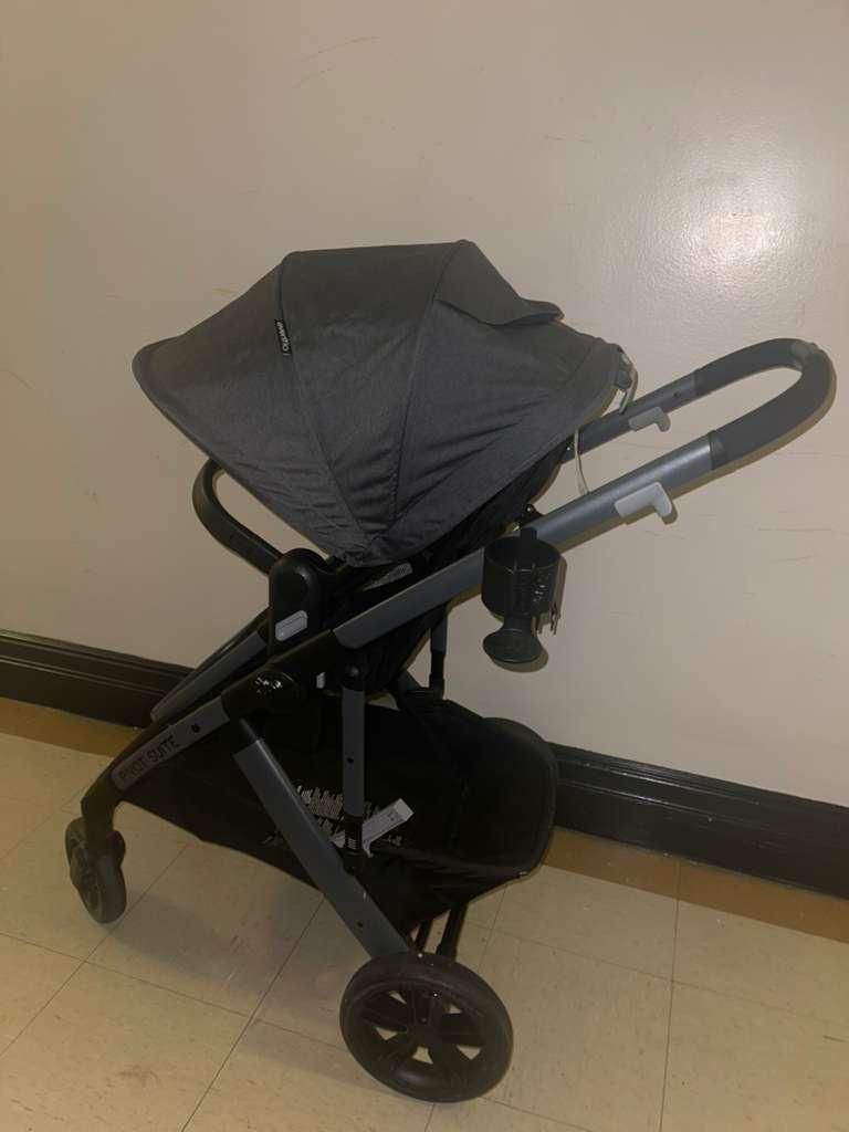 Evenflo Pivot Suite Modular Travel System with LiteMax Infant Car Seat. Key Features: Versatile Modes: Offers 6 modes of use, including infant car sea