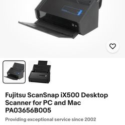 Fujitsu ScanSnap iX500 Desktop Scanner for PC and Mac PA03656B305