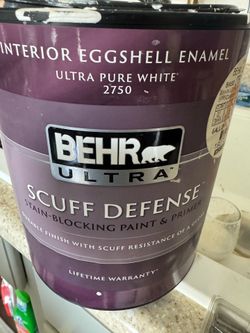 Behr eggshell finish paint 1 gal