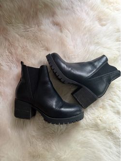 Black ankle boots
