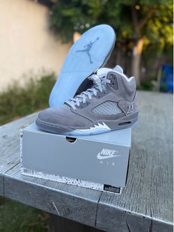 Jordan 5 Wolf Grey Size 13