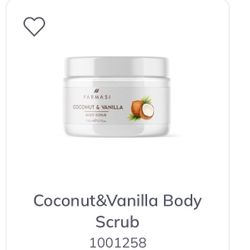 Brand New Farmasi Coconut & Vanilla Body Scrub