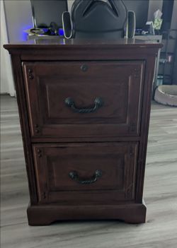 Wood file cabinet