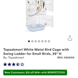 Open Box Bird Cage New