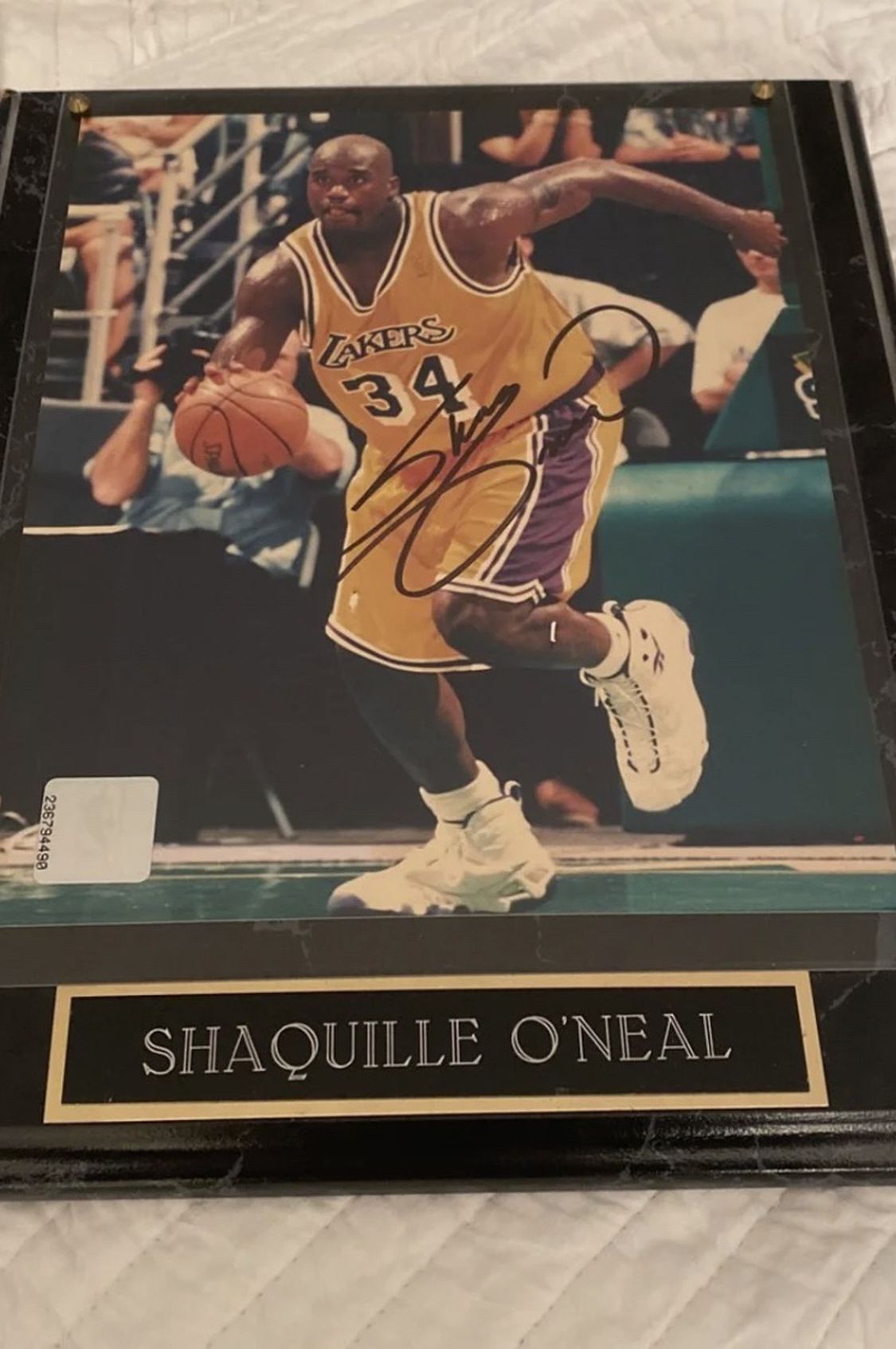 Shaquille O'Neal Auto Frame w/ Auth