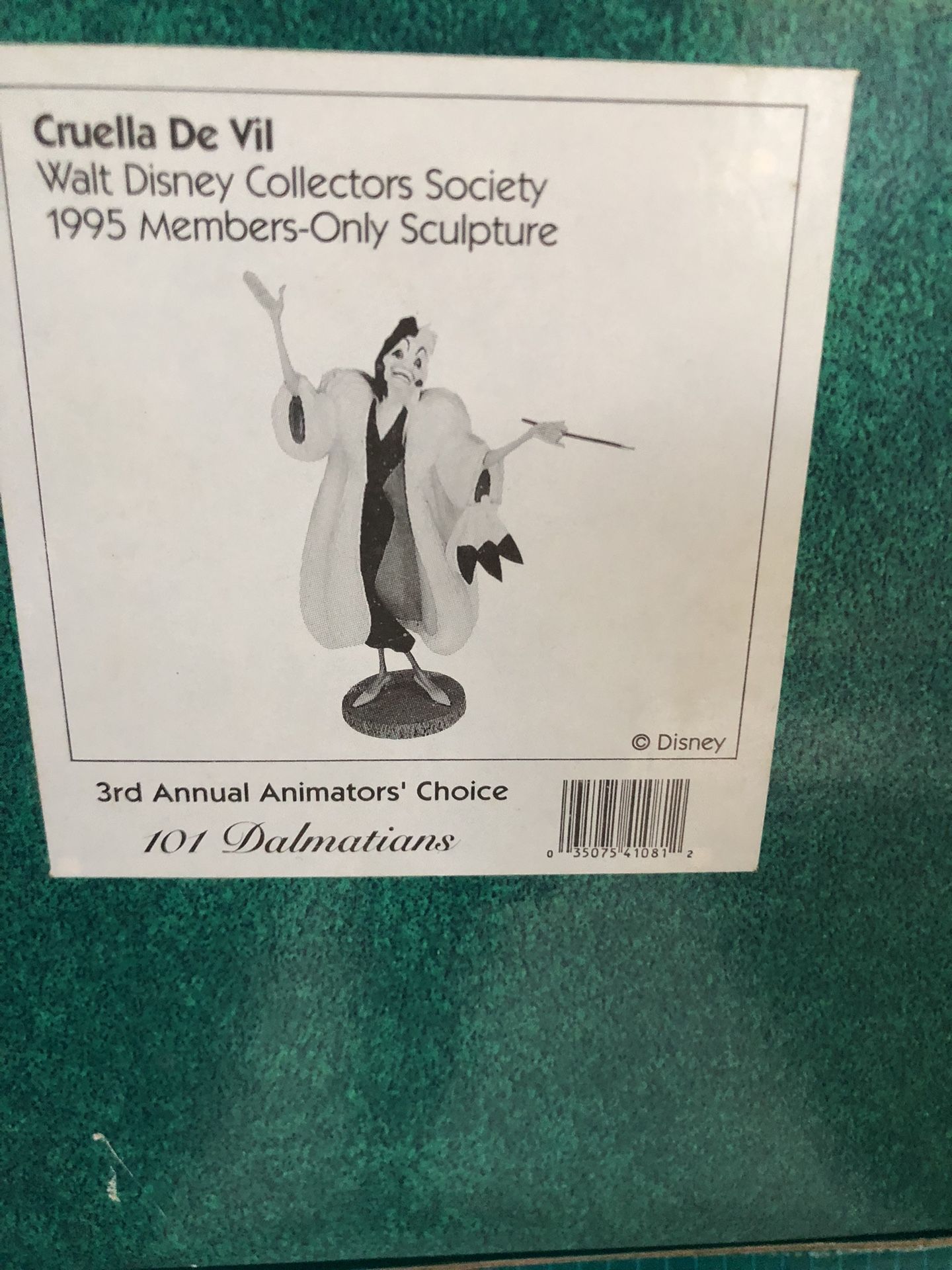 Disney Cruella De Vil Collectible