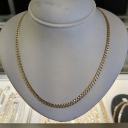 14k Solid Gold Cuban Link Necklace 21 Grams 26 Long Layaway Available 10% Down If You Interested Please Ask Maribel Thank You 