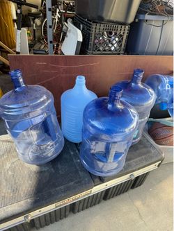 Set of 3 five gallon jugs