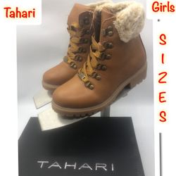 Tahari Girls Cognac Boots Sizes available