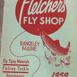 Vintage 1959 Fletchers Got Shop Fly Tying Materials 