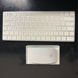 Apple Keyboard and Magic Mouse
