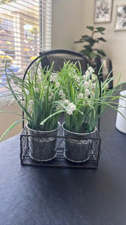 Faux plant.