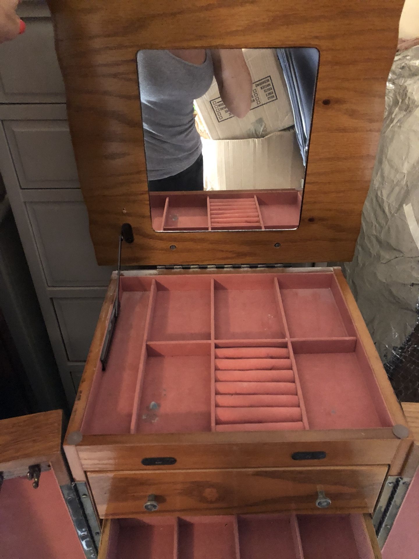 Antique jewelry box