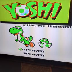 Yoshi Nintendo NES game