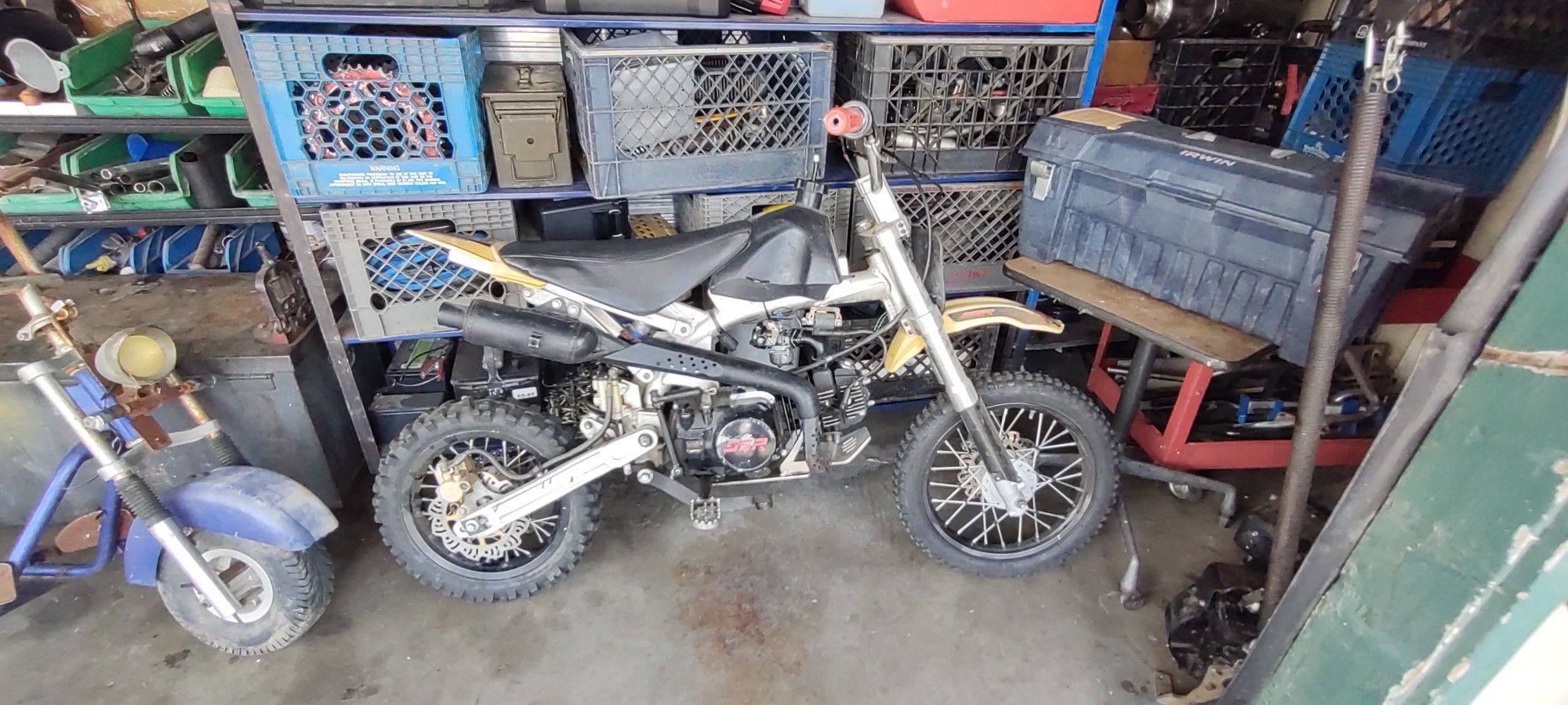 Ssr 125 Alum Frame N Swing Arm, N Upside Down Forks Photo Ssr 125 Alum Frame N Swing Arm, N Upside Down Forks