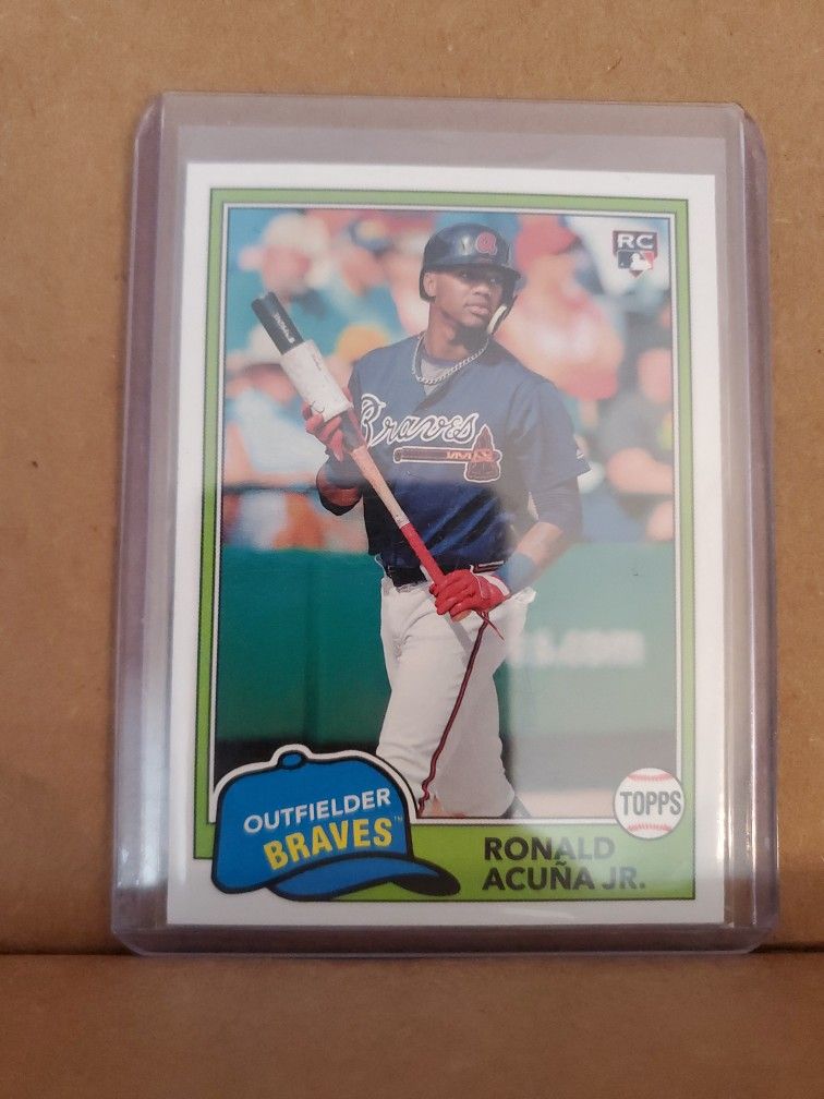 Ronald Acuna Jr RC Rookie 2018