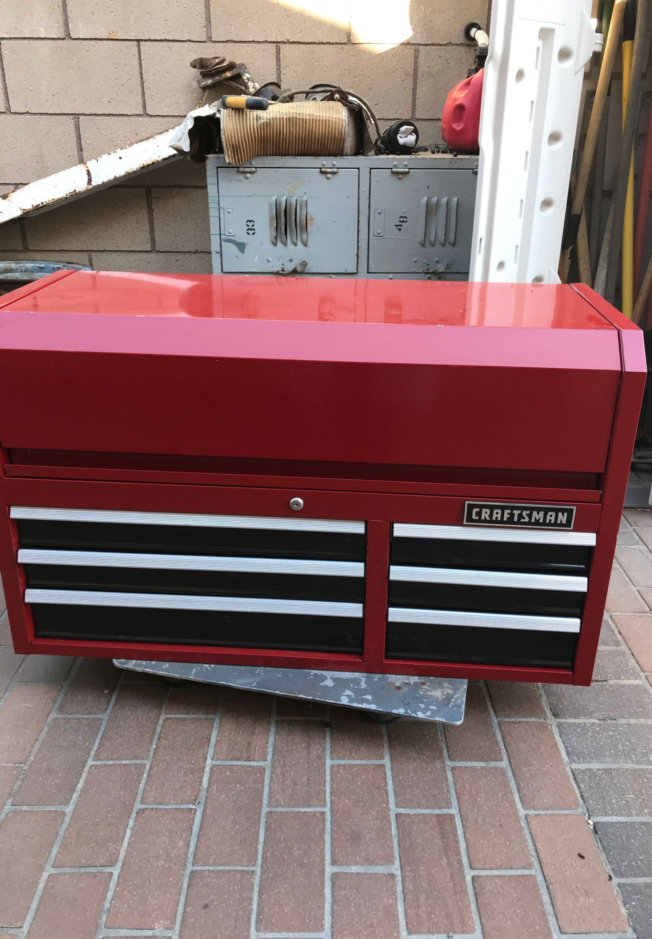 Craftsman 6 drawer top chest w/ soft close ball bearing slides. Just