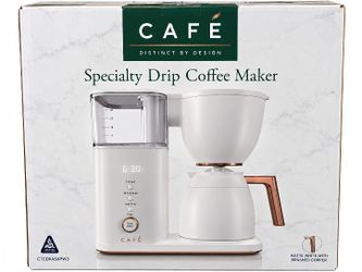 CafĆ© Specialty Drip Coffee Maker ā Matte White & Brushed Copper ā Like New