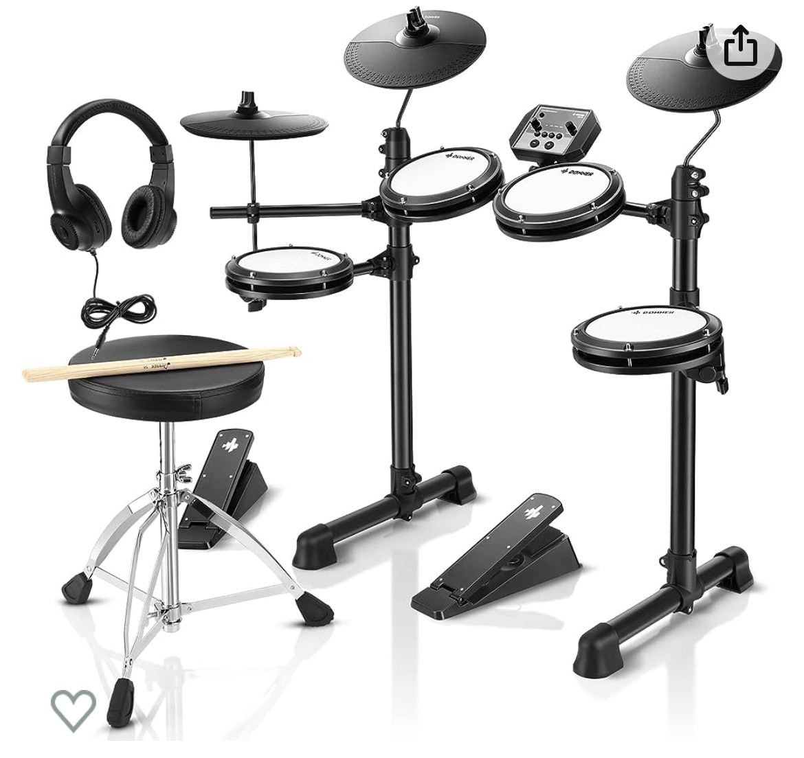 Electronic Drum Set -USED ONCE - TAMPA