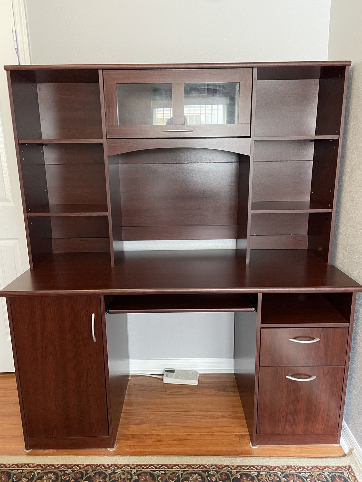 Realspace Landon Desk with hutch