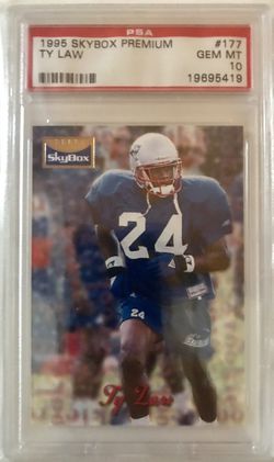 Ty Law 1995 SkyBox Premium PSA 10 Rookie