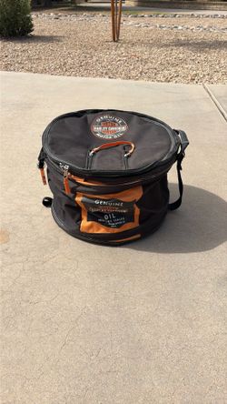 Harley Davidson pop-up cooler with drink cozies