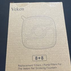 Veken Pet Fountain Filters – 8+8 Pack – NEW SEALED