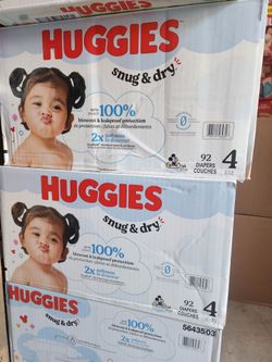 Huggies 4 $20 Each box. PRICE IS FIRM