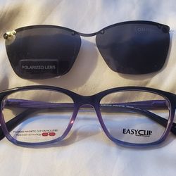 Easy Clip New Eyeglass Frames / Polarized Flip-Up - EC403