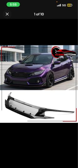 10th Gen Civic Front Upper Grille Hatchback and Si