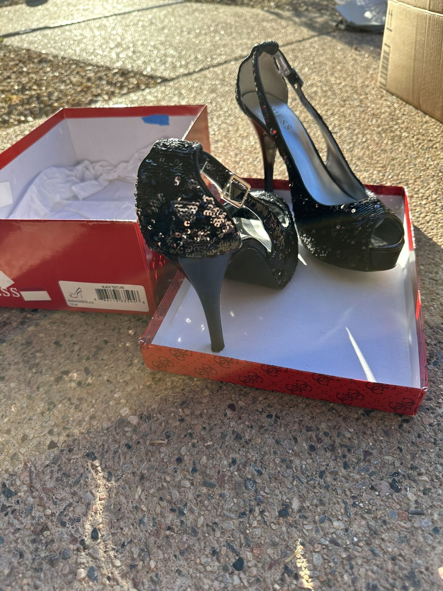 Black Sequence, High Heels