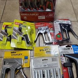 Wrench Kit, Staple Guns, Robin Non Contact Infrared Thermometer 