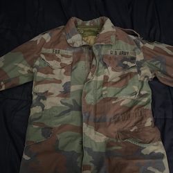 Layered Vintage Army Jacket 