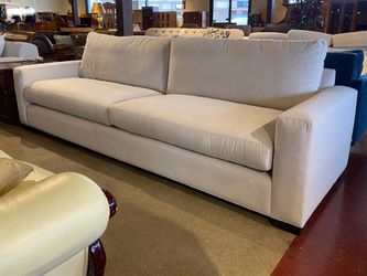 ROOM&BOARD Wide Minimal Cloud White Sofa