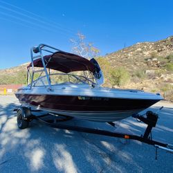 🚤 Maxum 1900SR – 1997 – 19 ft with KARA Trailer + Sound System + Accessories – Ready to Hit the Water!