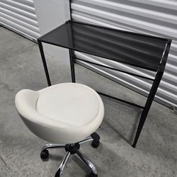 Adjustable Roller Seat And folding Desk 